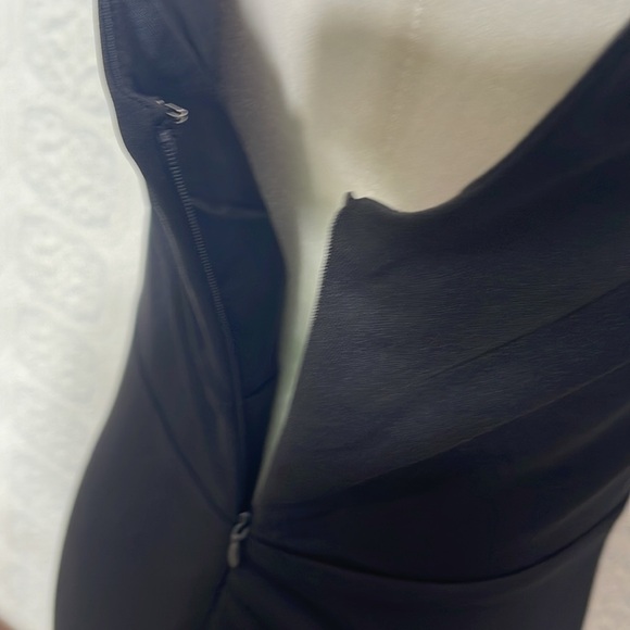 ABS Allen Schwartz All Black Long Causal Dress - Picture 9 of 14